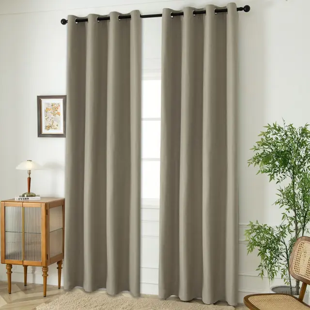 Beauty Home Ύφασμα κουρτίνας με το μέτρο Blackout jacquard σκίασης Glare Art 8444 Φ280 Άμμου 2