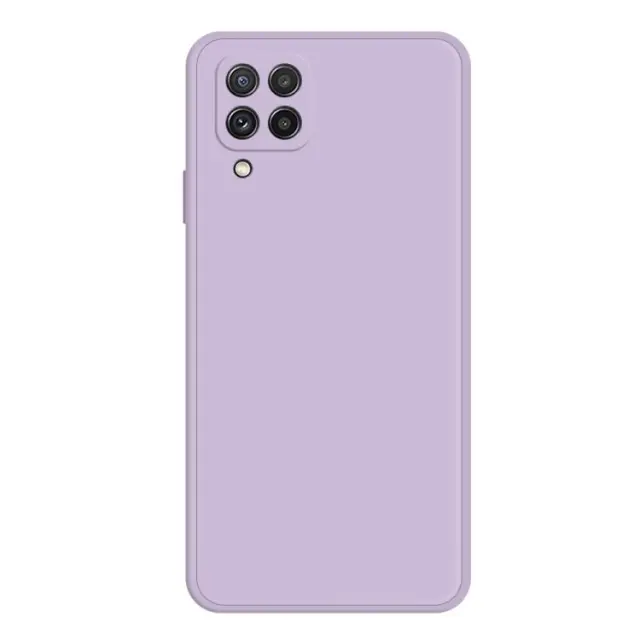 Imitation Liquid Back Cover Προστατευτική Θήκη Σιλικόνης για Samsung Galaxy A22 4G- Purple OEM