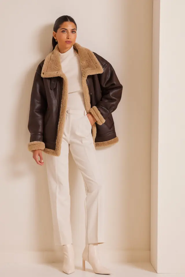 Jacket δερματίνη NASSIA - M