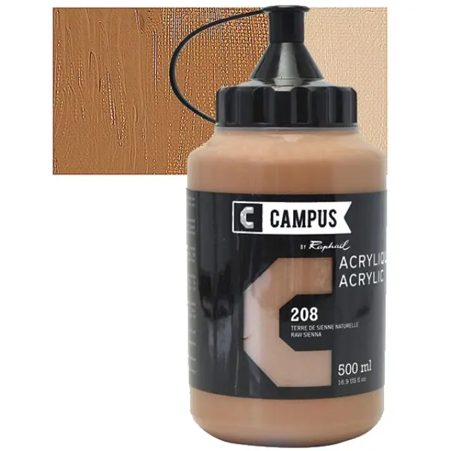 Ακρυλικό Raphael Campus - 208 Raw Sienna - 500ml