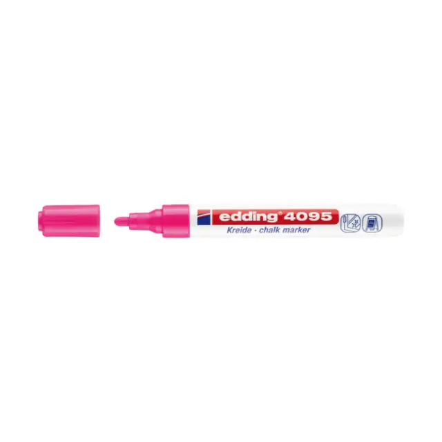 Edding 4095 Μαρκαδόρος Κιμωλίας Ροζ Neon (4-4095069)