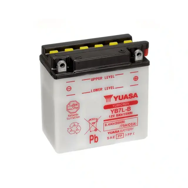 Μπαταρία Μοτοσυκλέτας YUASA YB7L-B 12V 8Ah Χ/ΥΓΡΑ