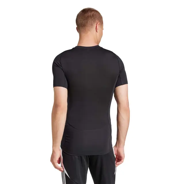adidas Performance Men's TechFit Short Sleeve Tee Μαύρο JP4674 (adidas Performance) 2
