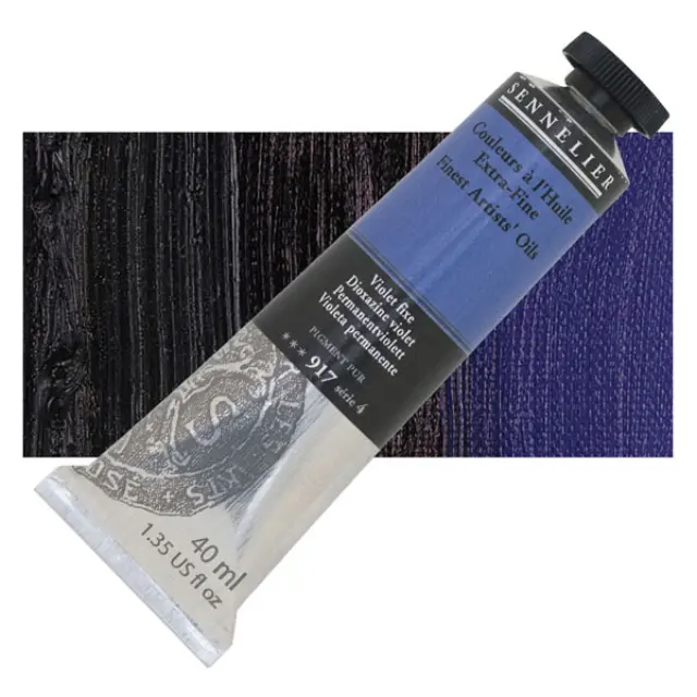 Sennelier Λάδι Finest Artists Oil 917 Dioxazine Violet - 40ml