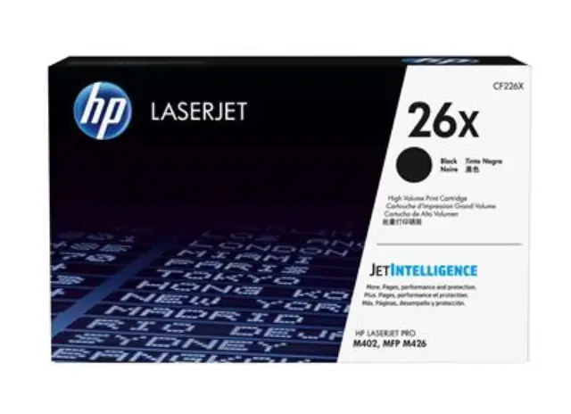 HP 26X Γνήσιο Toner Laser Εκτυπωτή Μαύρο High Yield 9000 Σελίδων CF226X