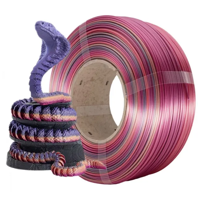 AzureFilm Refill PLA 1.75mm Silk Rainbow Candy 1kg