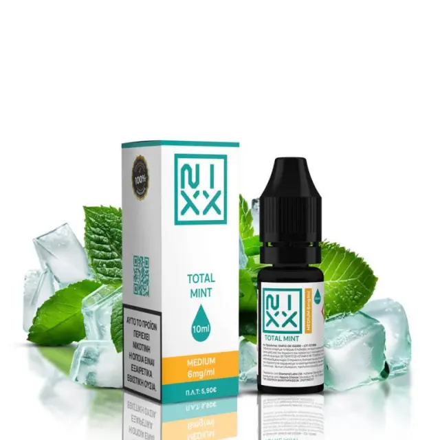 Nixx Total Mint Έτοιμο Υγρό 10ml 6mg