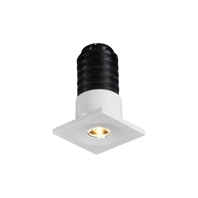 Smol 04437/W/W Χωνευτό φωτιστικό οροφής led 1W 3000K 2.3x2.3cm λευκό Άσπρο