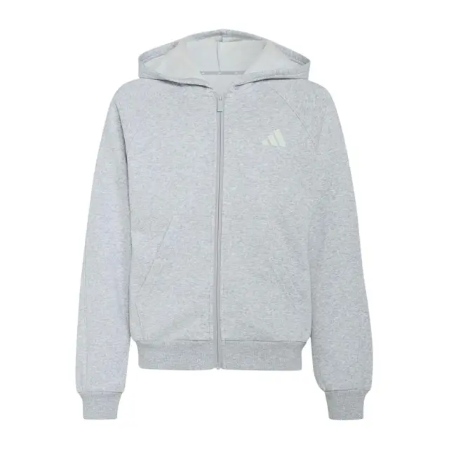 adidas Sportswear Kids Collegiate Full-Zip Hoodie Γκρι KS5139 (adidas Sportswear)