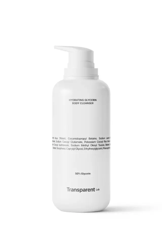 Niche Beauty Lab - Transparent Lab - Hydrating Glycerin Body Cleanser - Ενυδατικό αφρόλουτρο με γλυκερίνη 400ml