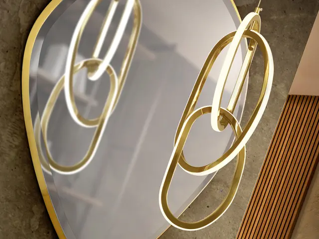Nexo lamp 3L gold φωτιστικό κρεμαστό Χρυσό 2