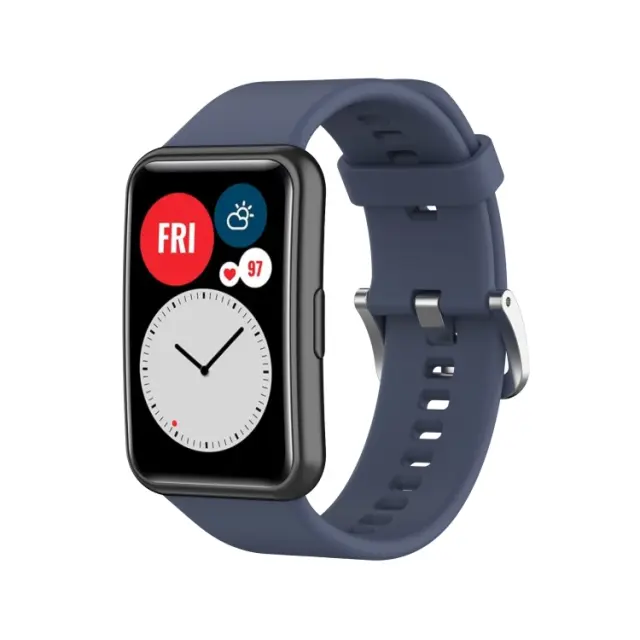 Ανταλλακτικό Λουράκι Σιλικόνης για Huawei Watch Fit- Blue