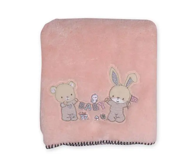 ΚΟΥΒΕΡΤΑ ΠΟΛ.FLEECE PLAY IN MY ROOM PINK 110X150 - NEF NEF 2
