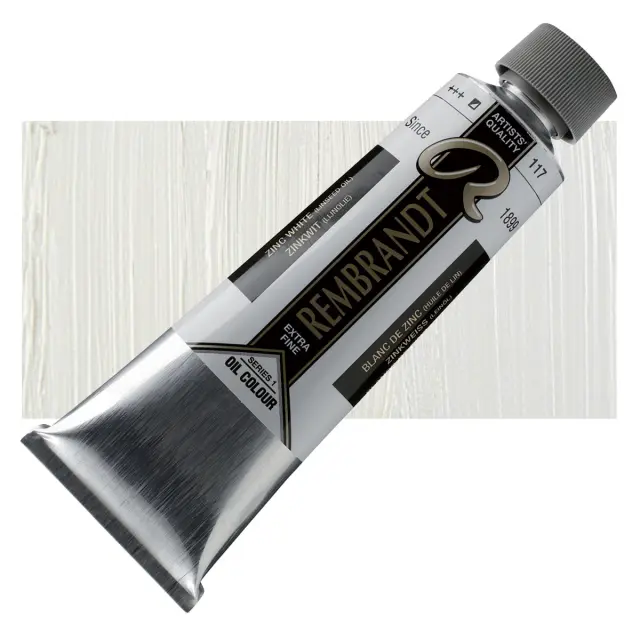 Λάδι Talens Rembrandt - 117 Zinc White (Linseed Oil) - 150ml