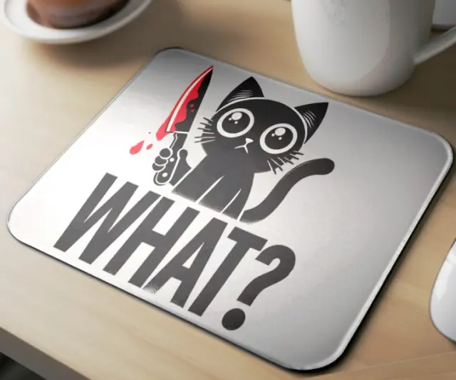 Mousepad cat A18 Διαστάσεις: 22cm(μήκος) x 18cm (ύψος) 2