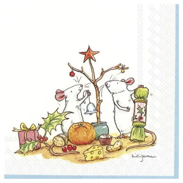 Χριστουγεννιάτικη χαρτοπετσέτα για decoupage, Little christmas tree