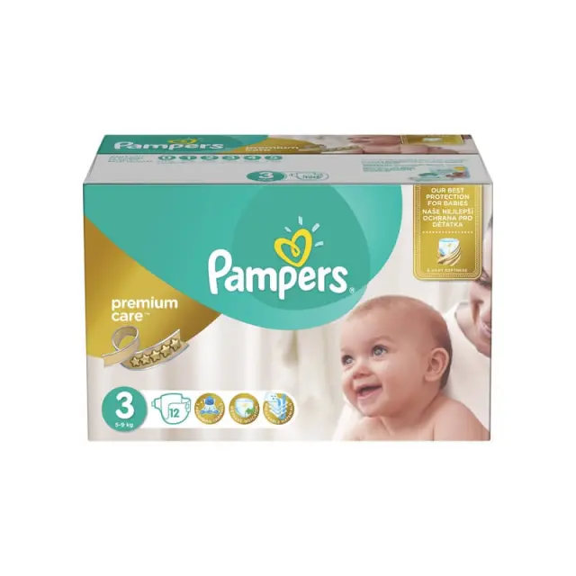 Pampers Πανες Premium Care Νo3 (6-10kg) Megapack 120 τεμάχιων