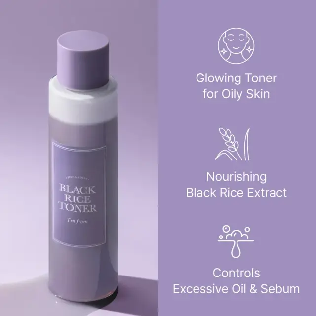 I’m From Black Rice Toner Ενυδατικό Διφασικό Toner με Μαύρο Ρύζι 30ml 2