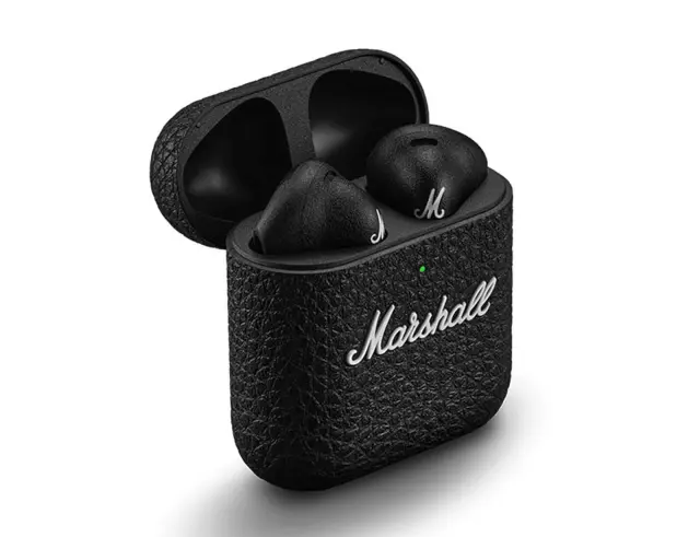 Marshall Minor IV Earbud Bluetooth Handsfree Ακουστικά με Αντοχή στον Ιδρώτα και Θήκη Φόρτισης Μαύρα 2