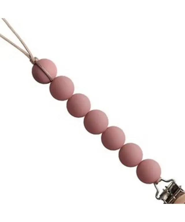 Mushie Pacifier Clips Κλιπ Πιπίλας - Halo Powder 2