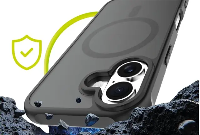Mobile Origin Hybrid MagSafe Case, matte black - iPhone 16 3