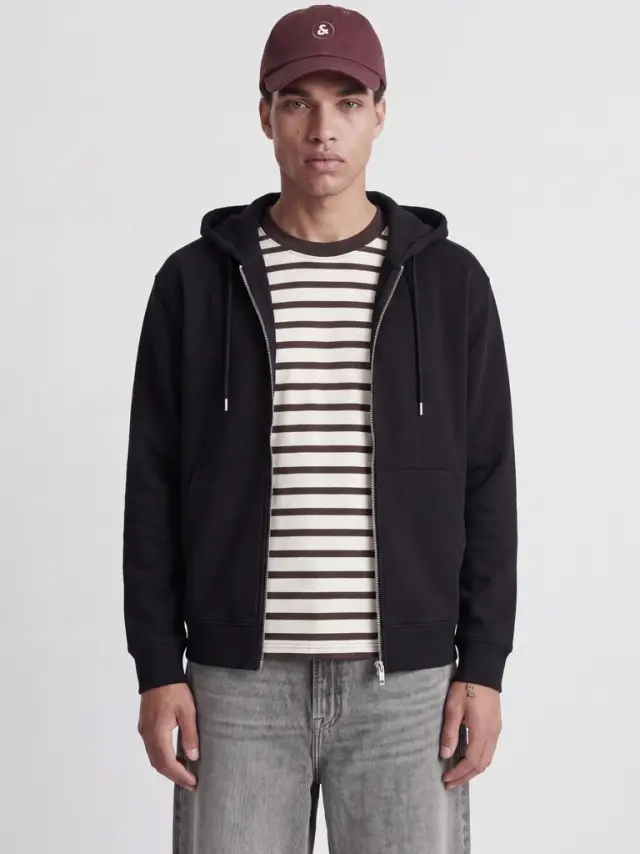 JJEACE SWEAT ZIP HOOD NOOS - Black 2