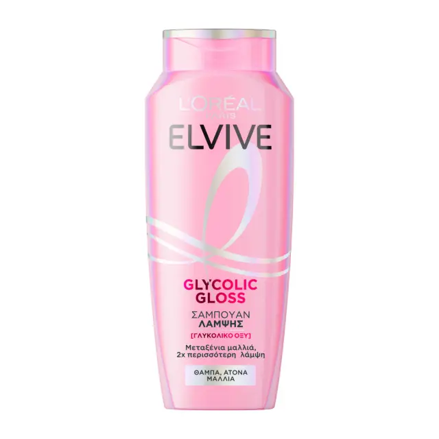 Elvive Glycolic Gloss Σαμπουάν Λάμψης 400ml