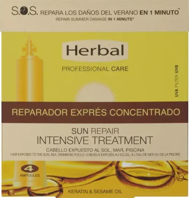 Αμπούλες Μαλλιών Herbal Hispania 4x20ml