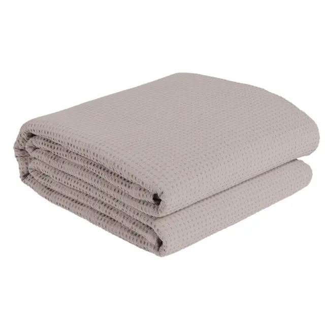Κουβέρτα 240x260 King Size Das Home 0495 Taupe 90% Βαμβάκι-10% Πολυέστερ 2