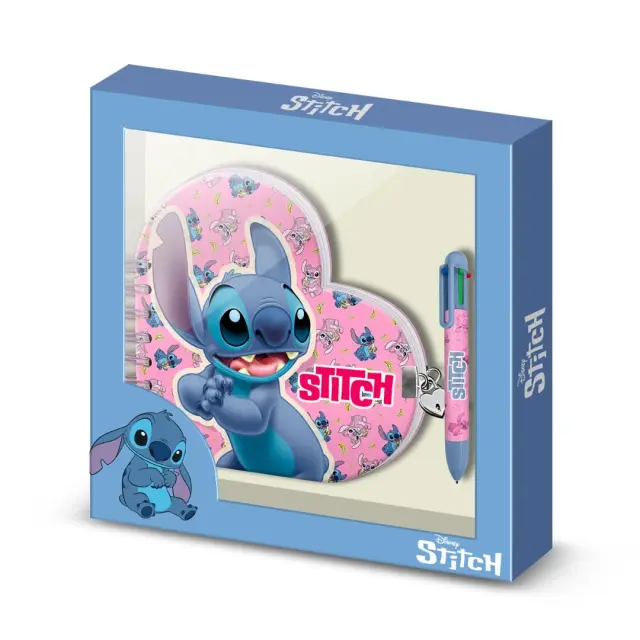 Karactermania Σετ δώρου Γραφική ύλης Stitch + Angel Heart Gift Box Diary + Pen