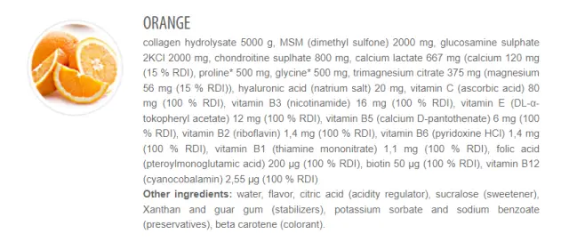 Extrifit Flexain Joint Guard orange, 1000-ml 3