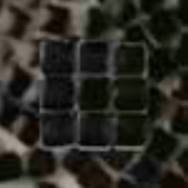 Mini Κεραμική Ψηφίδα 5x5x3mm, Brown Black, RL01 ~10gr ~100τεμ