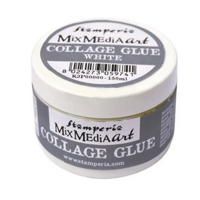 Mix Media Collage Glue 150 ml, Stamperia