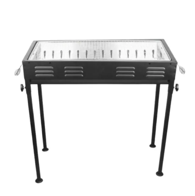 KMT Style Φορητή Ψησταριά Κάρβουνου για BBQ 67x30εκ. Μαύρη