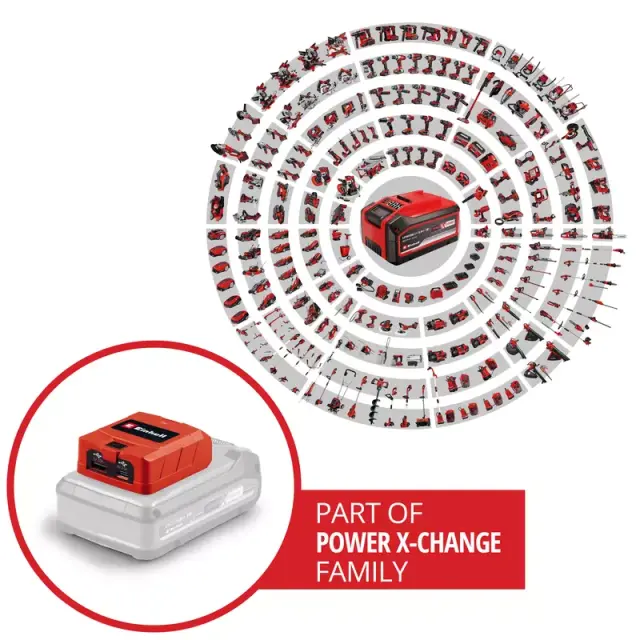 Einhell 4514148 - TC-CP 18 Li USB A/C Solo Αντάπτορας USB Μπαταρίας 18V Power X-Change 2