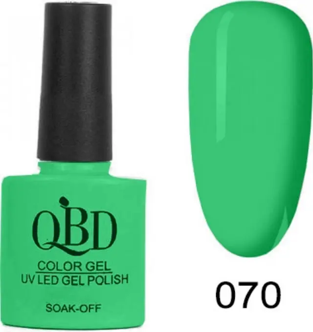 QBD Ημιμόνιμο βερνίκι color Gel Uv/Led Gel Polish 070