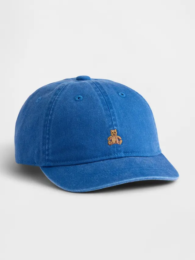 Νηπιακό Καπέλο Baseball Brannan Bear με Eπεξεργασία Overdye Primary blue - 4-5 YRS