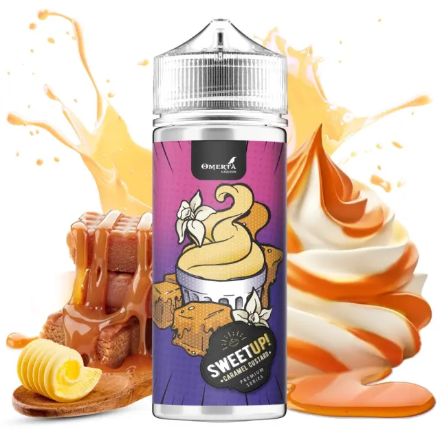 Caramel Custard 30ml (120ml) - Sweet Up by Omerta