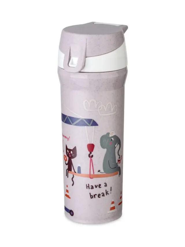 Koziol® Water Bottle Trucks Παιδικό Παγούρι 500ml- Grey