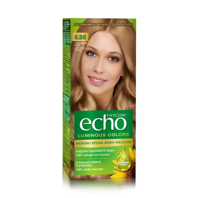 ΕCΗΟ ΣΕΤ ΒΑΦΗΣ 60ΜL 8.88 ΞΑΝΘΟ ΑΝΟΙΧΤΟ ΚΑΚΑΟ/ LIGHT COCOA BLONDE