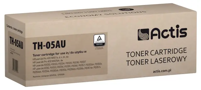 Actis TH-05AU Toner Universal (replacement for HP 05A, CE505A, 80A, CF280A, TH-80A Standard 2800 pages black)