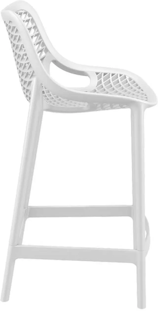Σκαμπό Bar AIR Λευκό PP 44x51x65/95cm 3