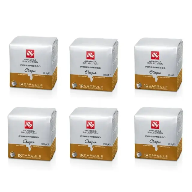 Illy Ethiopia Κάψουλες iperEspresso 108τμχ