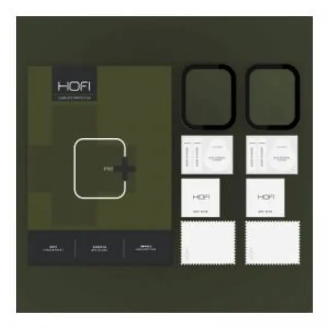 Hybrid Nano Glass Hofi Pro+ Apple Watch 10/ 11 46mm Μαύρο (2 τεμ.) N66613 3