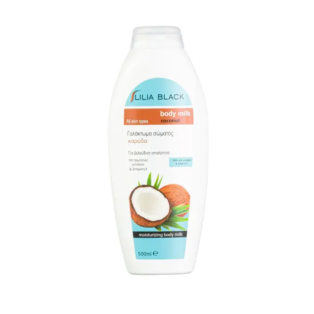 Lilia Black Body Milk Καρύδα 500ml