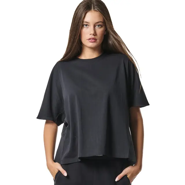 Body Action Women's Jersey T-Shirt (051432-01-Black) - Μαύρο