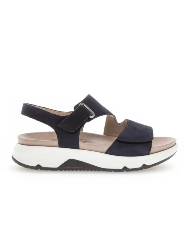 Gabor Πέδιλα Γυναικείο δέρμα Nubuck Μπλέ GAB/86885 36-BLUE 3