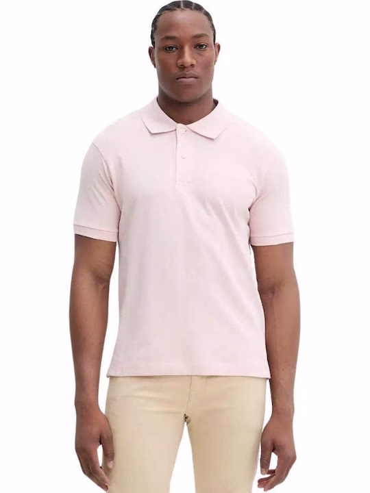 Guess Polo Μπλούζα Κοντομάνικη Ροζ Ροζ - XXL