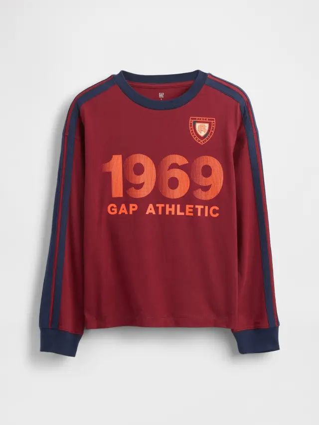 Παιδική Soccer Jersey Logo Μπλούζα Red delicious