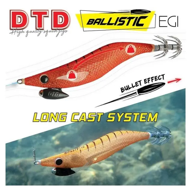 Καλαμαριέρα DTD Ballistic Egi 2.8 White 2